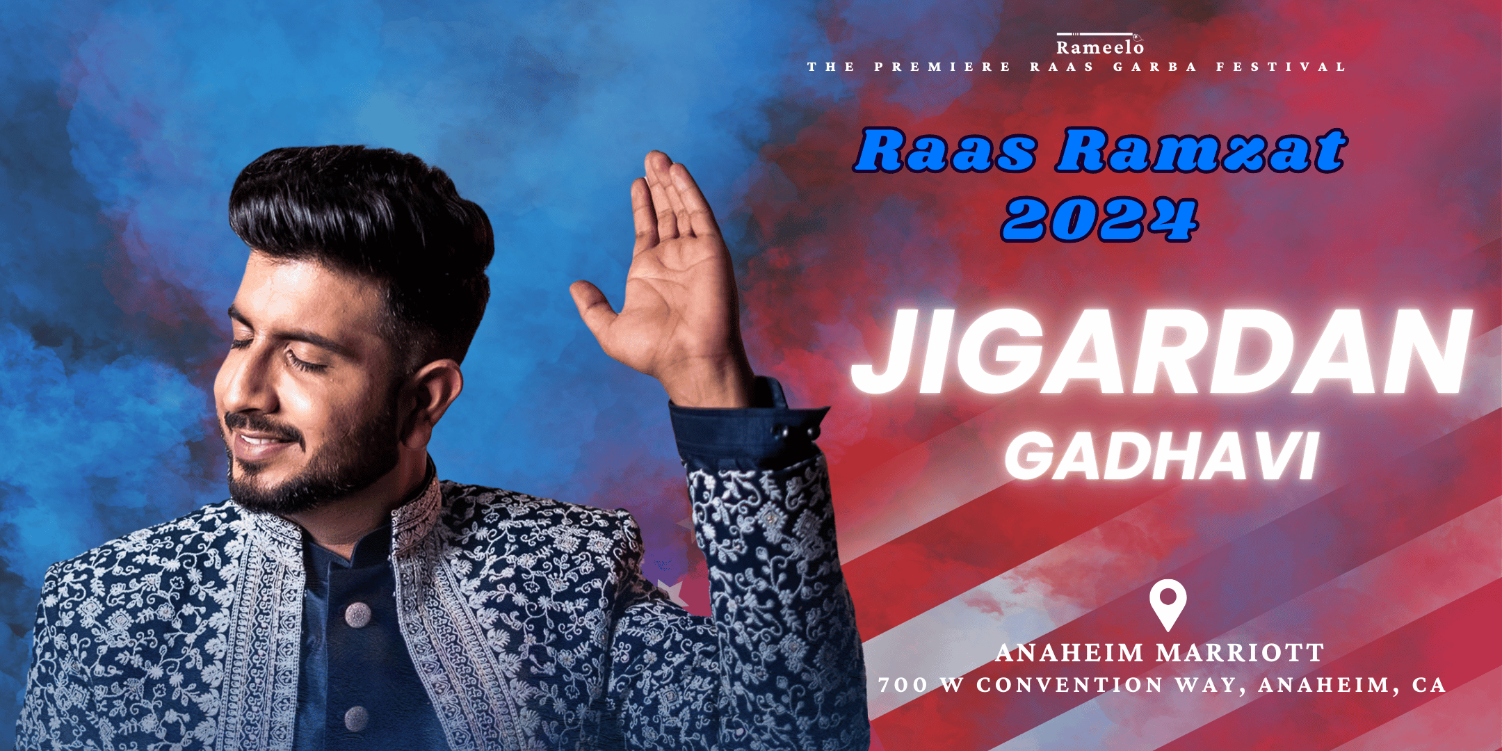 Jigardan Gadhavi Performing Live at Raas Ramzat in Los Angeles!